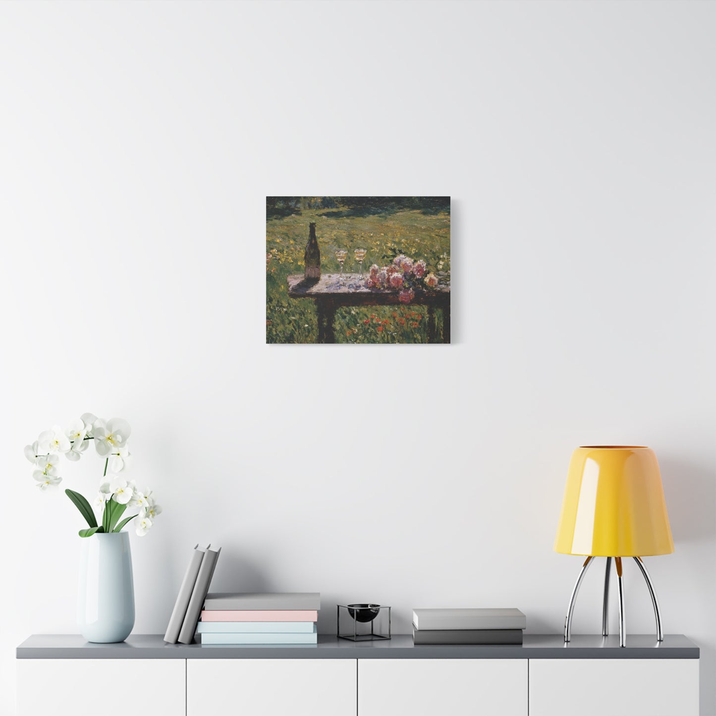 Impressionist Garden Still Life Canvas