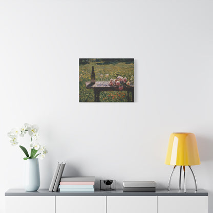 Impressionist Garden Still Life Canvas