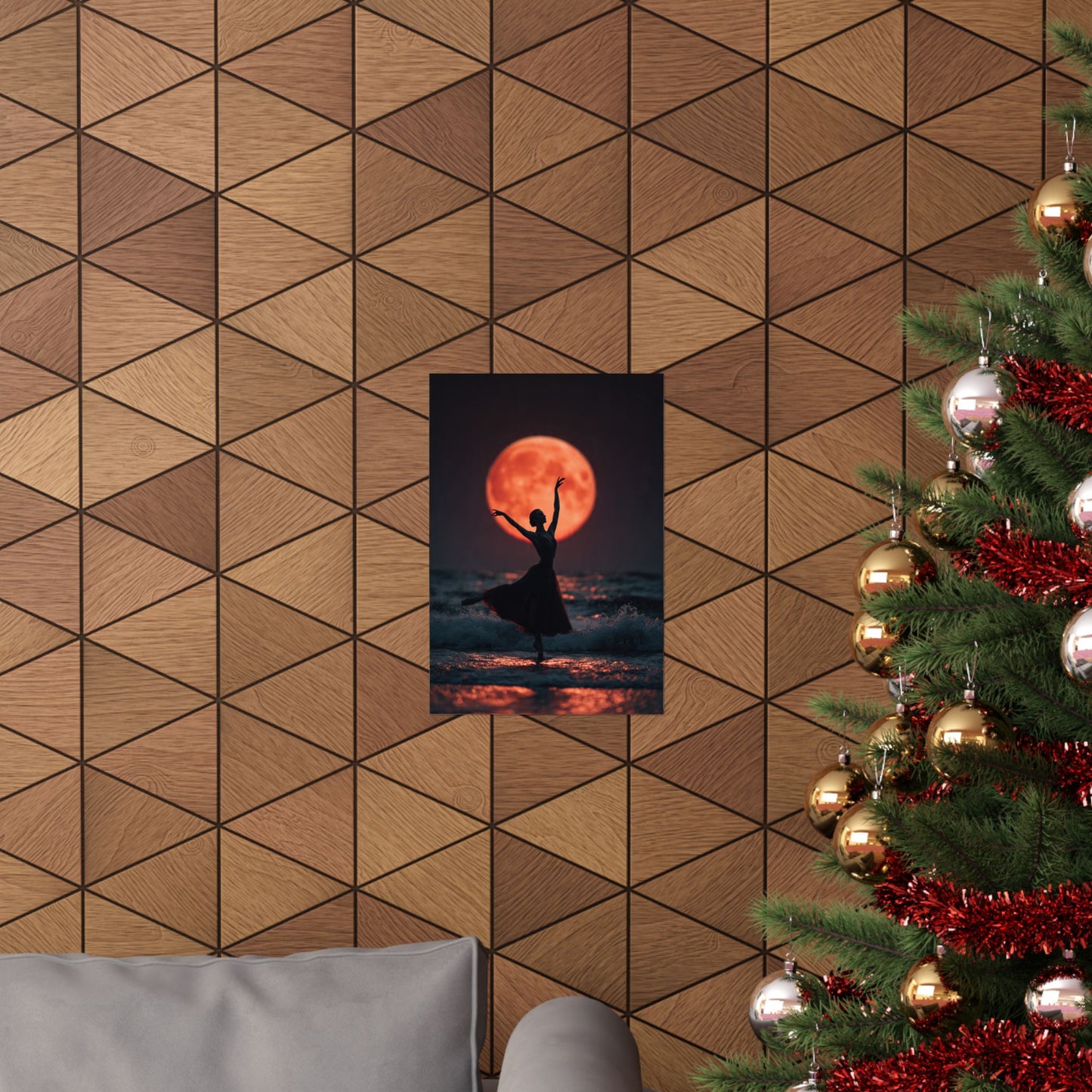 Ballerina Moonlight Poster — Vertical Matte Art Print