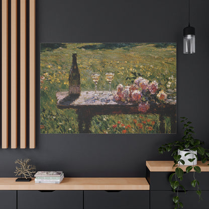 Impressionist Garden Still Life Canvas