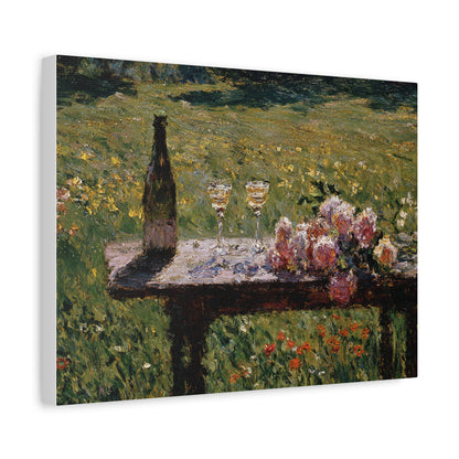 Impressionist Garden Still Life Canvas