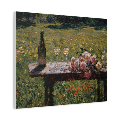 Impressionist Garden Still Life Canvas