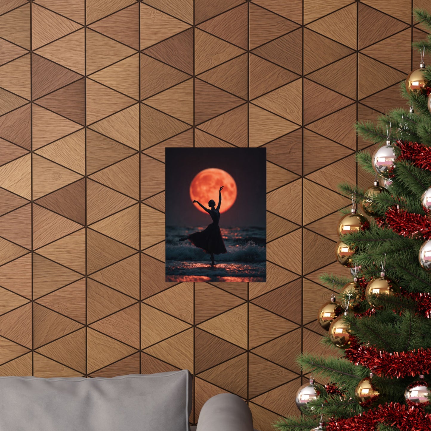 Ballerina Moonlight Poster — Vertical Matte Art Print