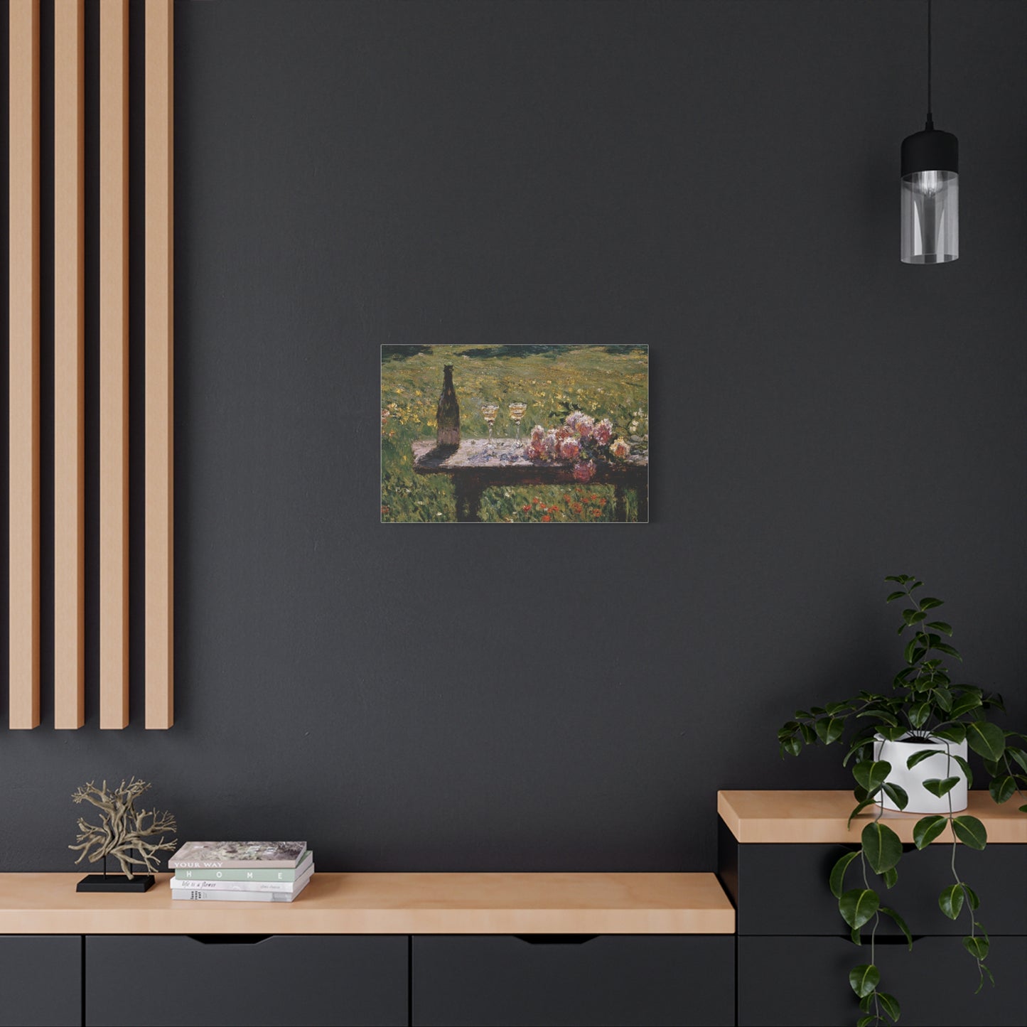 Impressionist Garden Still Life Canvas