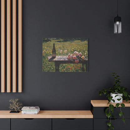 Impressionist Garden Still Life Canvas