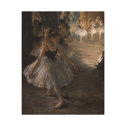 Ballet Dancers Stretched Canvas – Vintage Edgar Degas Inspired Wall Art