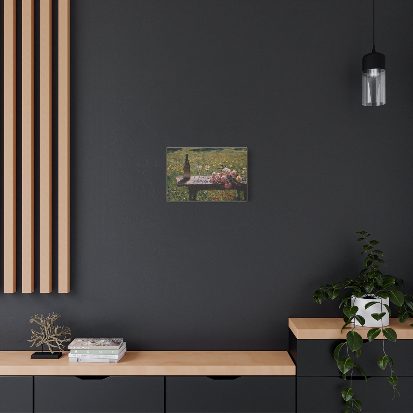 Impressionist Garden Still Life Canvas
