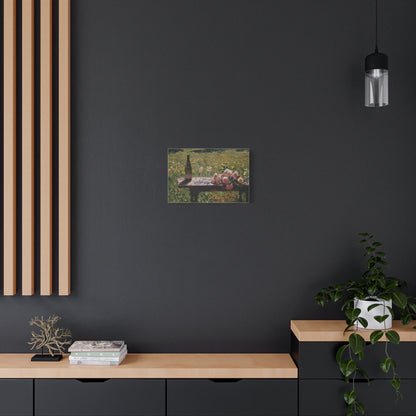 Impressionist Garden Still Life Canvas