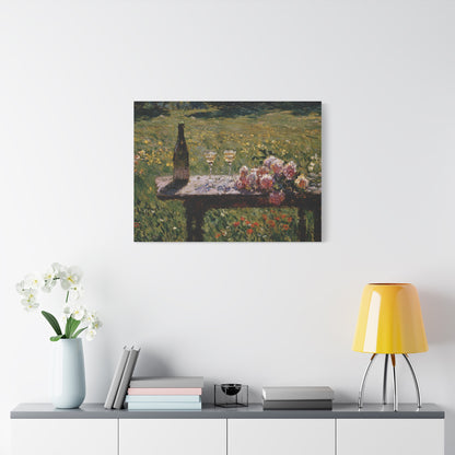 Impressionist Garden Still Life Canvas