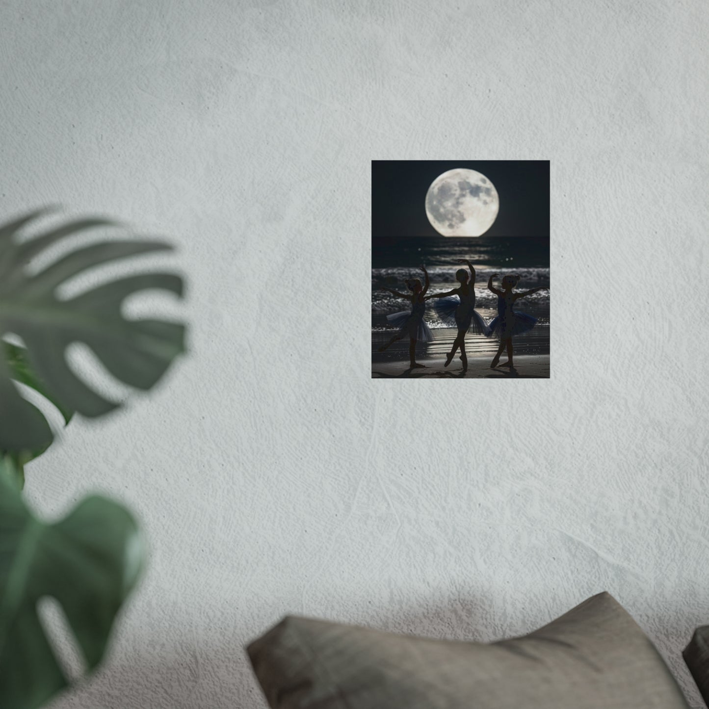 Moonlit Ballerinas Poster — Fine Art Dance Photography Print