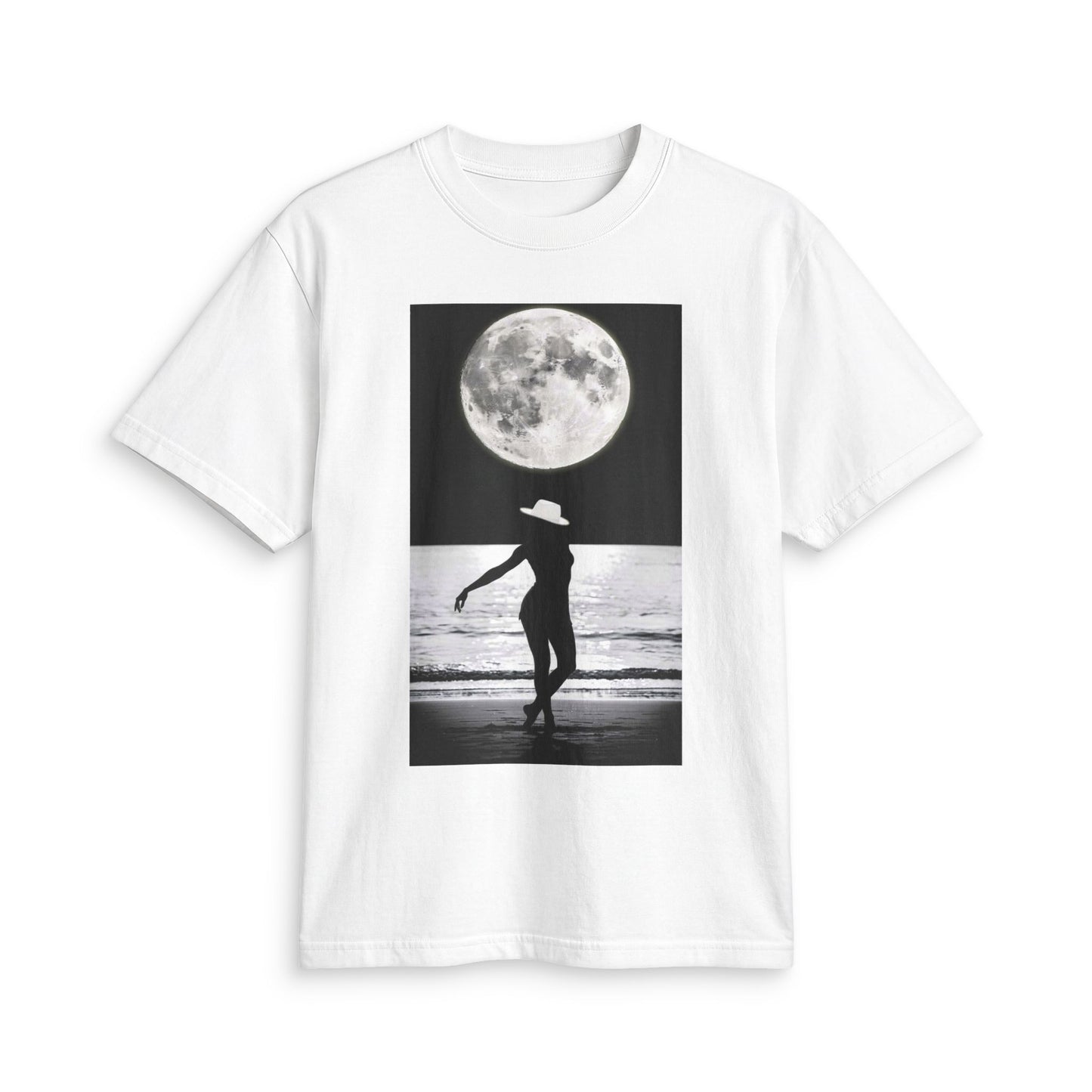 Moonlit Beach Silhouette T-Shirt