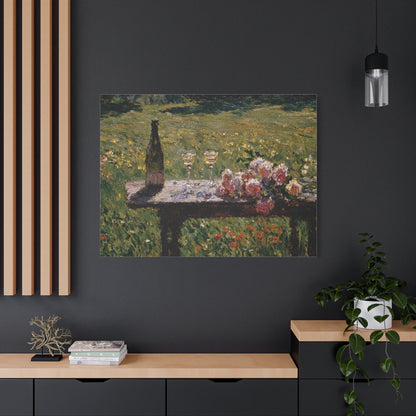 Impressionist Garden Still Life Canvas