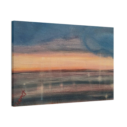 Sunset Seascape Canvas Print — Stretched 0.75" Wall Art