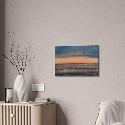 Sunset Seascape Canvas Print — Stretched 0.75" Wall Art