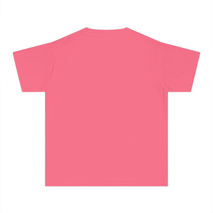 Youth Tee — Cozy Window Cat Print