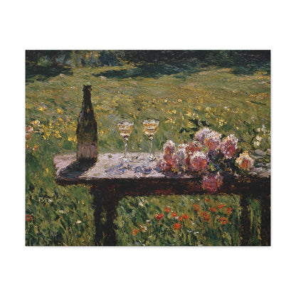 Impressionist Garden Still Life Canvas