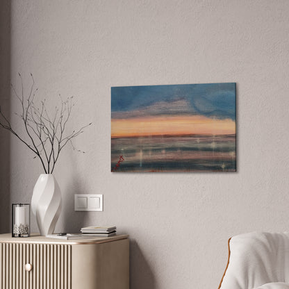Sunset Seascape Canvas Print — Stretched 0.75" Wall Art