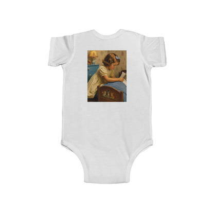 Vintage Nursery Bodysuit — Retro Victorian Children Print Infant Onesie
