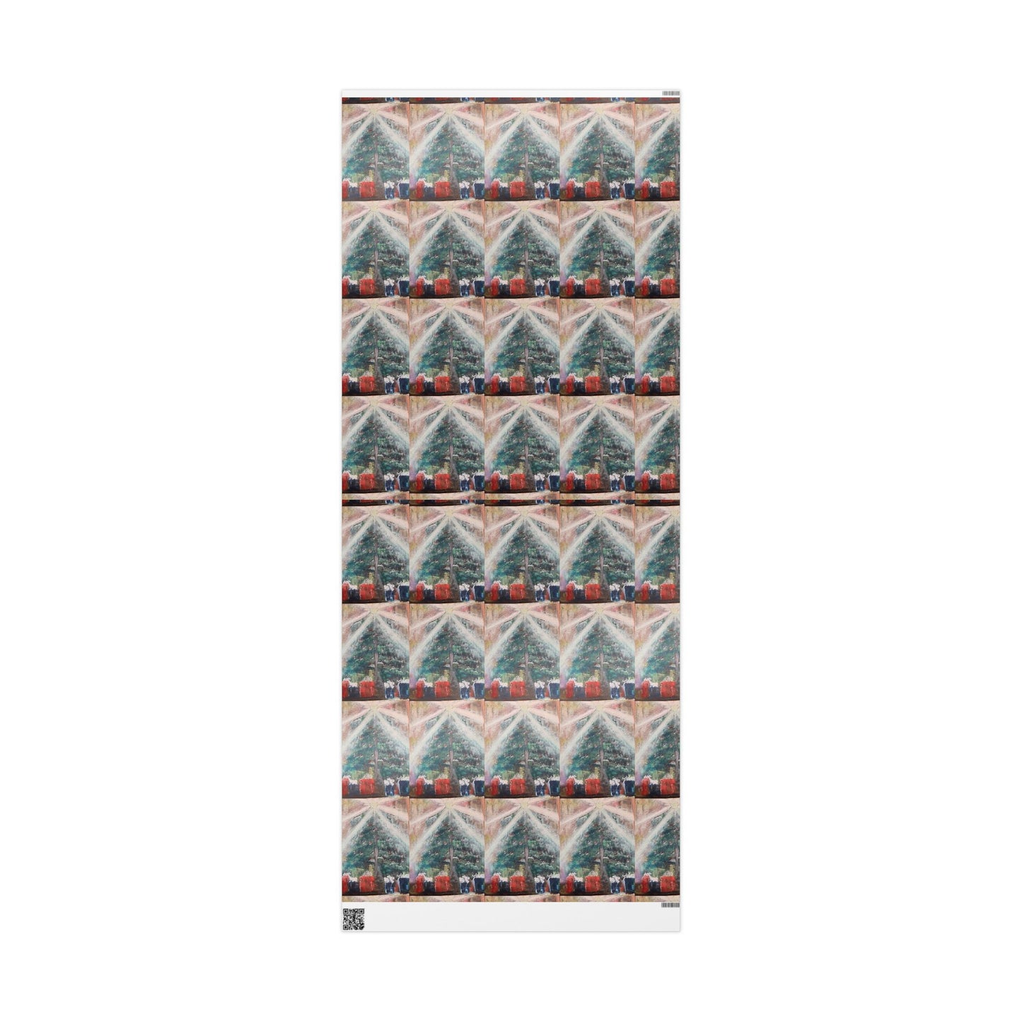 Festive Christmas Tree & Presents Wrapping Paper