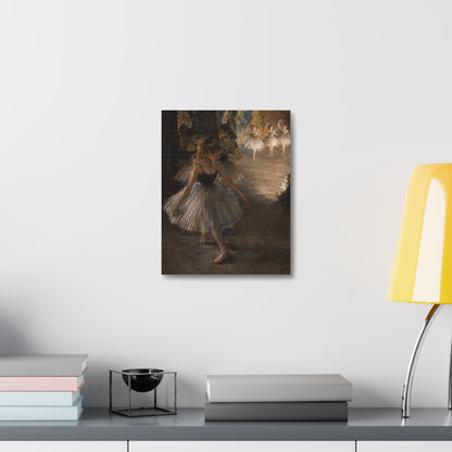 Ballet Dancers Stretched Canvas – Vintage Edgar Degas Inspired Wall Art