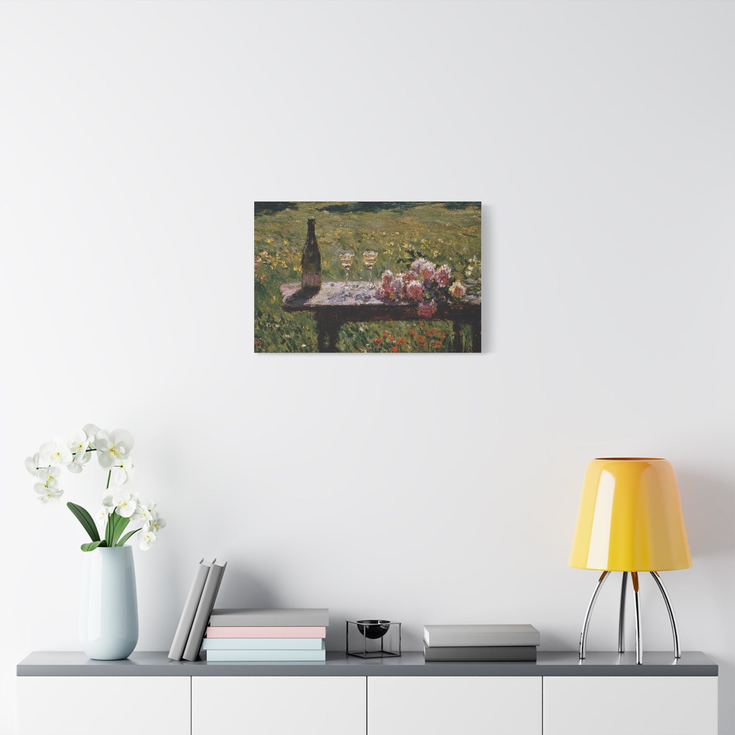 Impressionist Garden Still Life Canvas