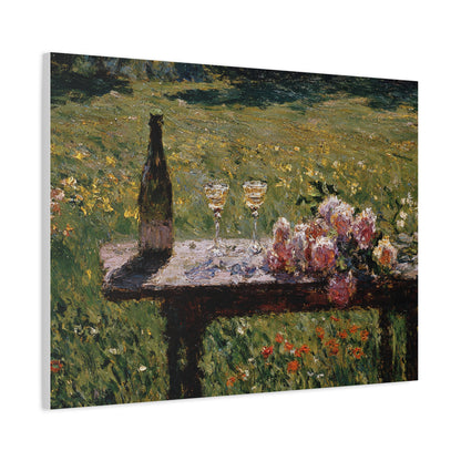 Impressionist Garden Still Life Canvas