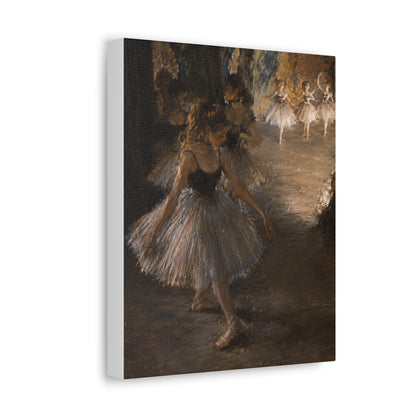 Ballet Dancers Stretched Canvas – Vintage Edgar Degas Inspired Wall Art
