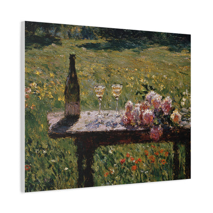 Impressionist Garden Still Life Canvas
