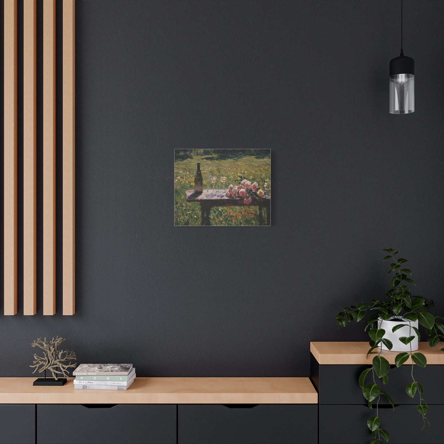 Impressionist Garden Still Life Canvas