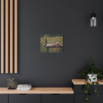 Impressionist Garden Still Life Canvas