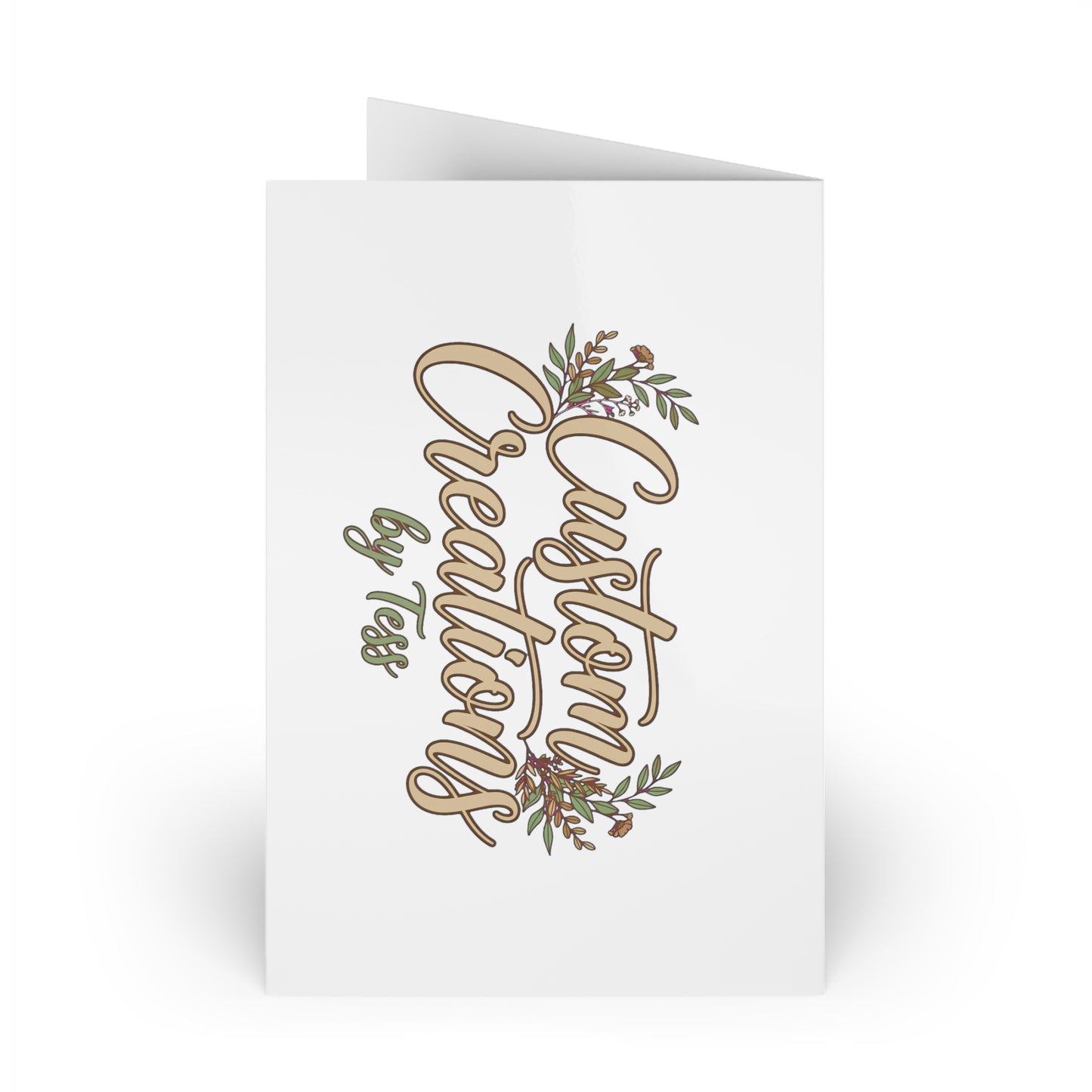 Vintage Santa Christmas Greeting Card — Rustic Holiday Blank Note Card (1 or 10-Pack)