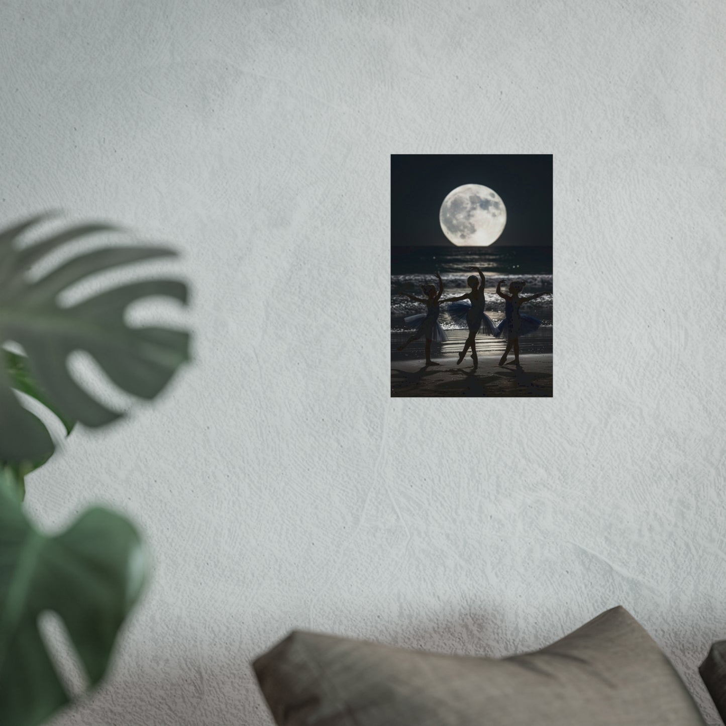 Moonlit Ballerinas Poster — Fine Art Dance Photography Print