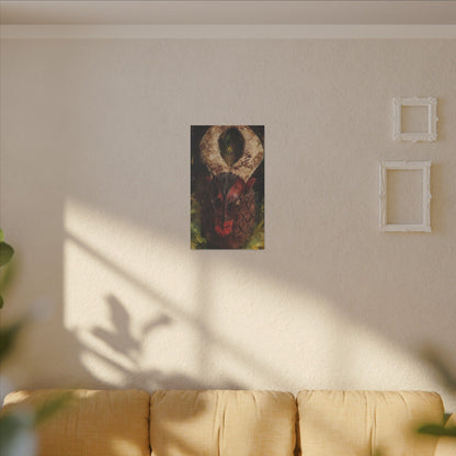 African Tribal Mask Matte Canvas Wall Art — Stretched Decorative Painting