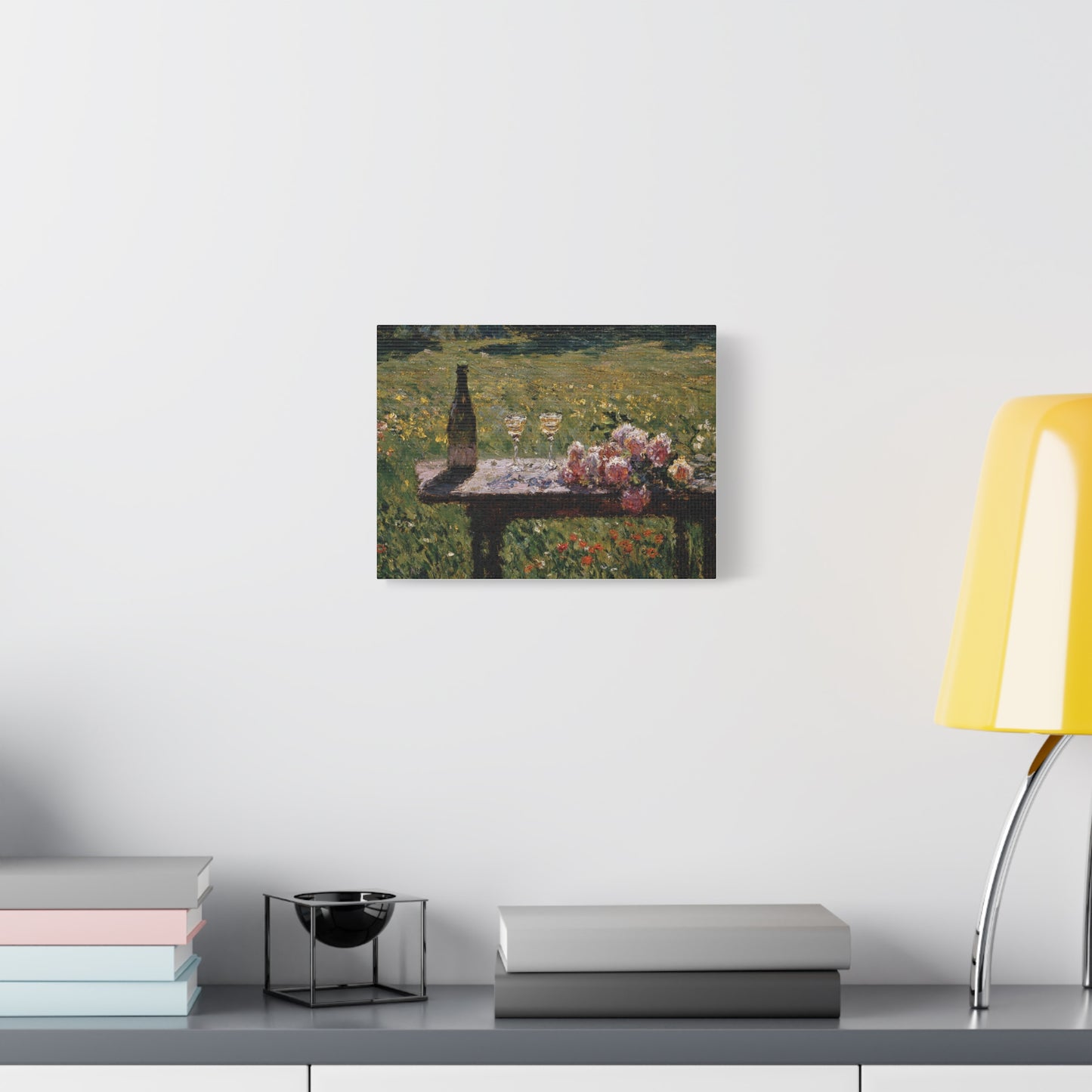 Impressionist Garden Still Life Canvas