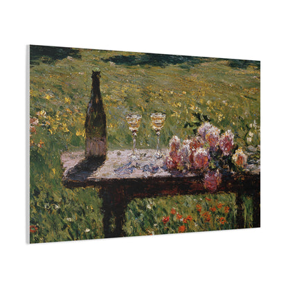 Impressionist Garden Still Life Canvas