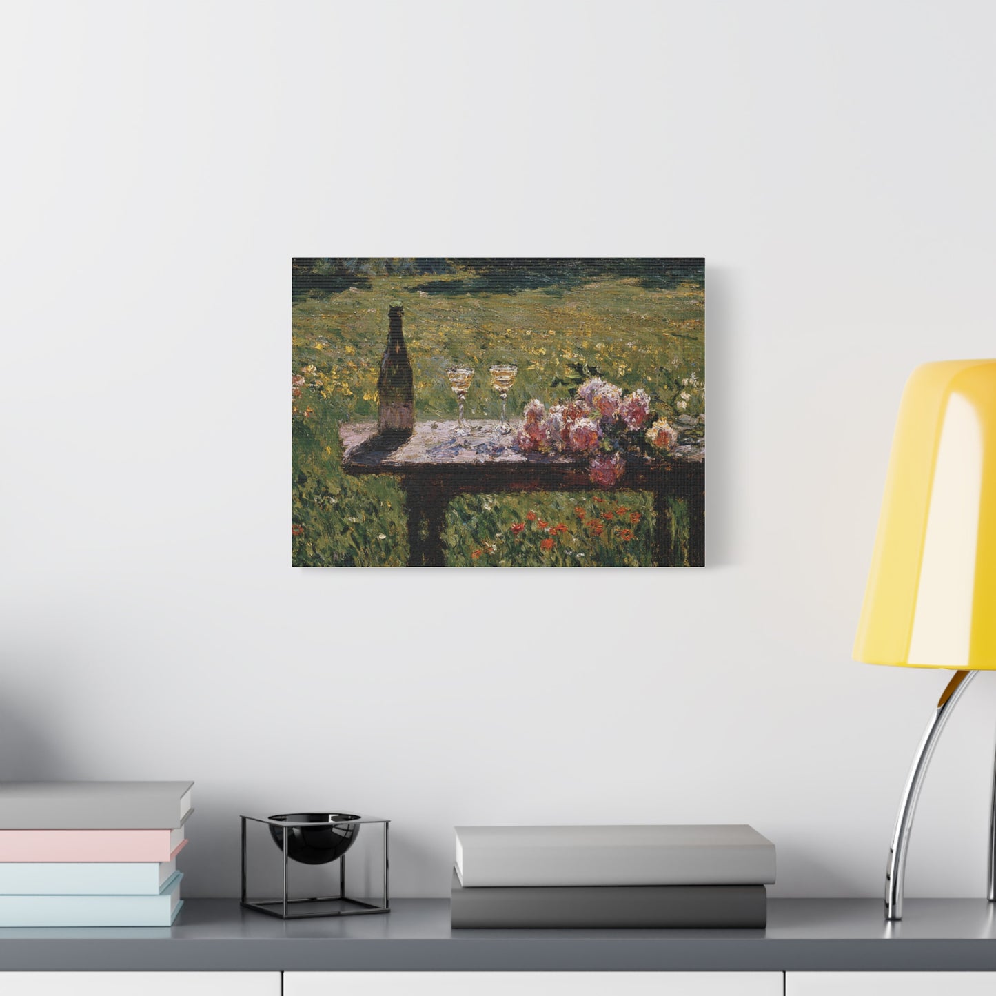 Impressionist Garden Still Life Canvas