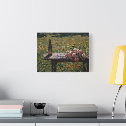 Impressionist Garden Still Life Canvas
