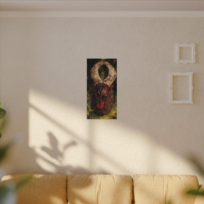 African Tribal Mask Matte Canvas Wall Art — Stretched Decorative Painting