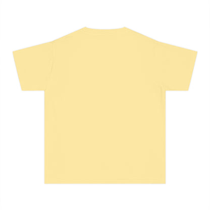 Youth Tee — Cozy Window Cat Print