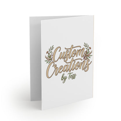 Vintage Christmas Tree Greeting Cards — 'All I Want for Christmas Is More Spoons' (8/16/24 pcs)