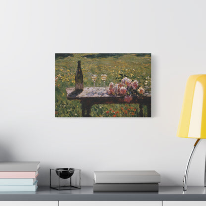 Impressionist Garden Still Life Canvas