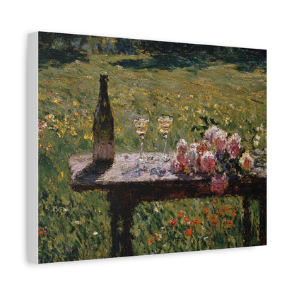 Impressionist Garden Still Life Canvas