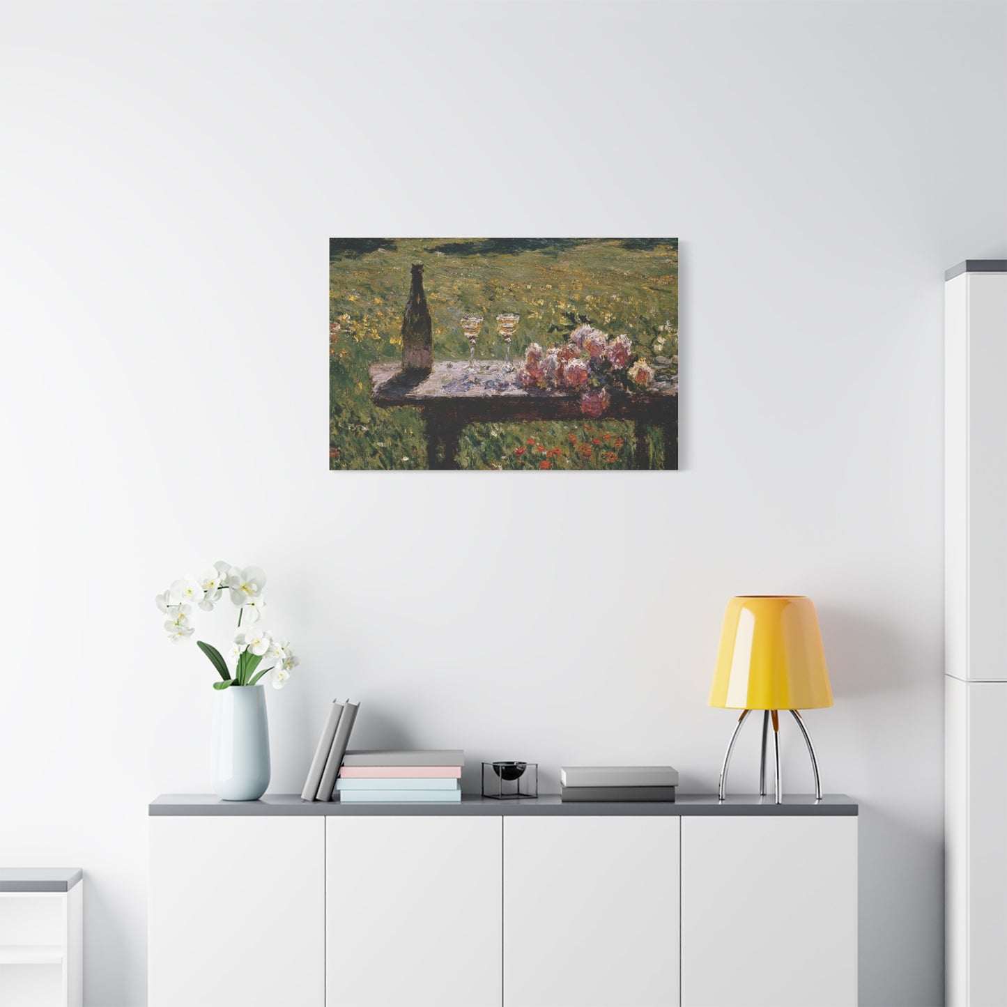 Impressionist Garden Still Life Canvas