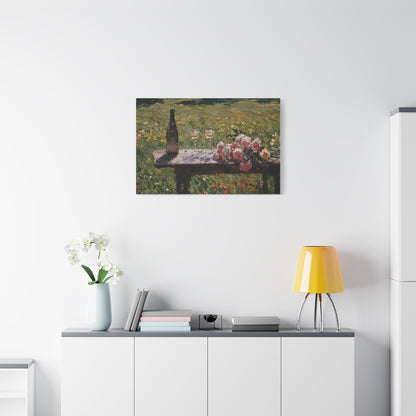 Impressionist Garden Still Life Canvas
