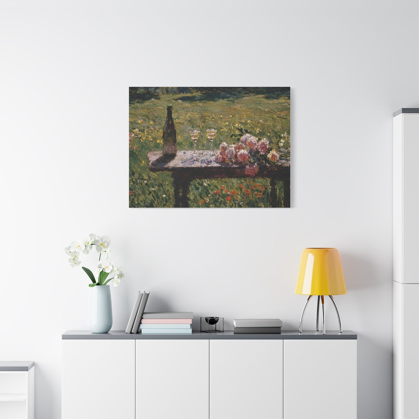 Impressionist Garden Still Life Canvas
