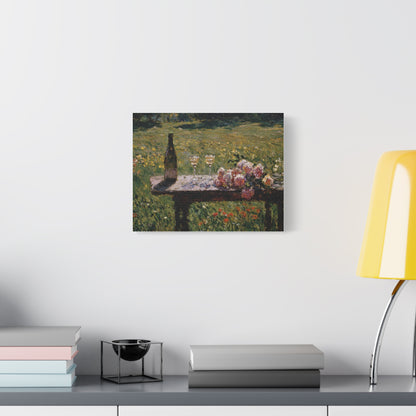 Impressionist Garden Still Life Canvas